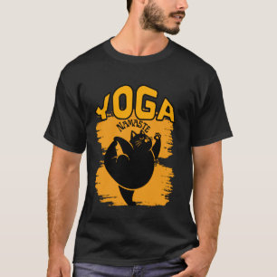 Lustiges Katzen-Yoga-Namaste-Design Katzenliebhabe T-Shirt