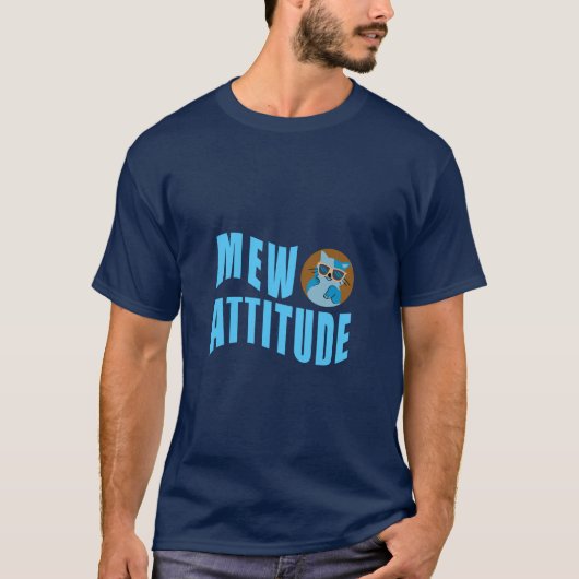 lustiges Katzen-Zitat T-Shirt (Vorderseite)