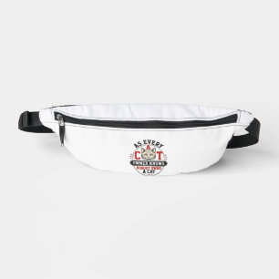 Lustiges Katzenbesitzer-Zitat Vintage-Gravurdesign Bauchtasche