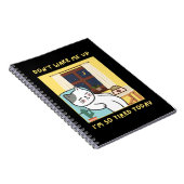 lustiges Katzendesign für Kinder - trendiges Desig Notizblock (Rechte Seite)