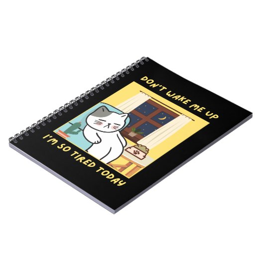 lustiges Katzendesign für Kinder - trendiges Desig Notizblock (Linke Seite)