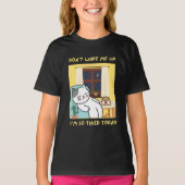 lustiges Katzendesign für Kinder - trendiges Desig T-Shirt (Vorderseite)