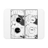 Lustiges Katzendesign Magnet (Horizontal)