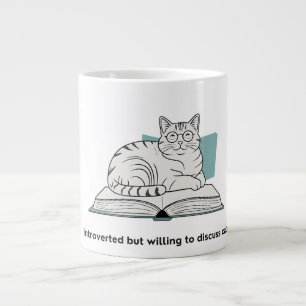 Lustiges Katzenliebhaber-Geschenk   Jumbo-Tasse