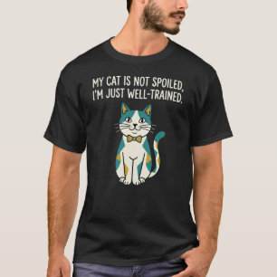 Lustiges Katzenliebhaber-Shirt Meine Katze ist nic T-Shirt