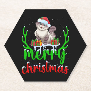 Lustiges Katzenliebhaber-Weihnachtsgeschenk Katzen Untersetzer