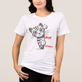 Lustiges Katzenmutter-Geschenk | Jest-Typografie-D Tri-Blend Shirt