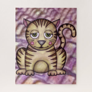 Lustiges Katzenpuzzle Puzzle