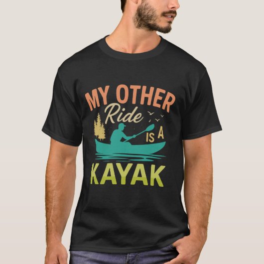 lustiges Kayak-Geschenk, Vater-Mama-Liebhaber T-Shirt (Vorderseite)