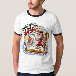 Lustiges Kebab Freitag T-Shirt Am 5. Tag