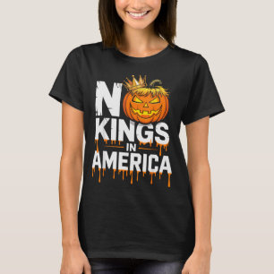 Lustiges Kein König Halloween 2025 Abgenutzte USA- T-Shirt