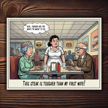 Lustiges Kellnerinnen-Leben Restaurant-Humor 