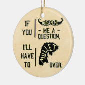 Lustiges Keramik Ornament (Links)