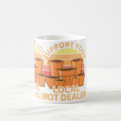 Lustiges Keramikgeschenk für Töpferhändler Männer Kaffeetasse (Mittel)
