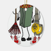 Lustiges Keramikornament (Links)