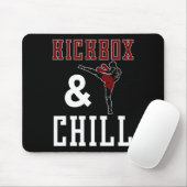 Lustiges Kickbox- und Chill-Kickbox-Zitat Meme-Ges Mousepad (Mit Mouse)