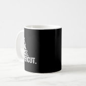Lustiges Kickboxen Jab Hook Cross Uppercut Kaffeetasse (Vorderseite Links)