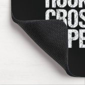 Lustiges Kickboxen Jab Hook Cross Uppercut Mousepad (Ecke)