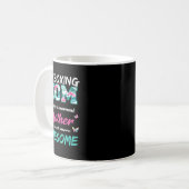 Lustiges Kickboxen-Mutter-T-Shirt Sport Mutter  Kaffeetasse (Vorderseite Links)