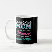 Lustiges Kickboxen-Mutter-T-Shirt Sport Mutter  Kaffeetasse (Links)
