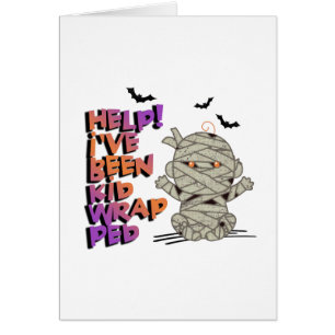 Lustiges Kidwrapped-Mummy-Baby Orange ID683