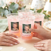 Lustiges Kinderfoto Schau mal, wer da heiratet Aufkleber