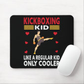 Lustiges Kinderkickboxer-Outfit - Boxendes Kind Mousepad (Mit Mouse)