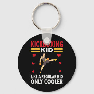 Lustiges Kinderkickboxer-Outfit - Boxendes Kind  Schlüsselanhänger