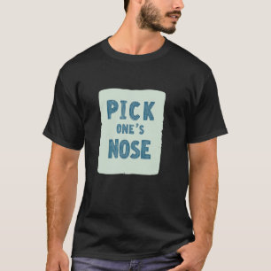 Lustiges kindisches Nase bohren Kostüm für Jungen T-Shirt