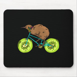 Lustiges Kiwi-Biker-Fahrradgeschenk Neuseeland Mousepad