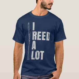 Lustiges Klarinetten-Wortspiel Ich habe viel Klari T-Shirt