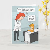 Lustiges kleines Pferd erhalten gut Karte (Gelbe Blume)