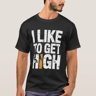 Lustiges Klettern Für Männer Frauen Berg Indoor T-Shirt