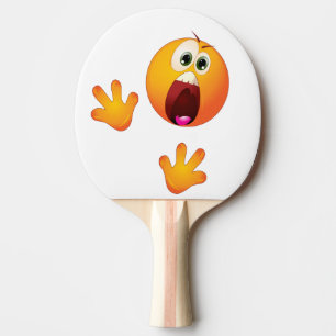 lustiges Klingeln Pong Paddel Tischtennis Schläger