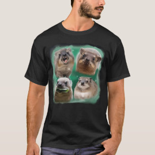 Lustiges Klippschliefer-Mondheulen-Meme-T-Shirt - T-Shirt