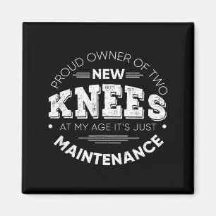 Lustiges Knie-OP Geschenk für stolzen Besitzer neu Magnet