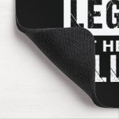 Lustiges Kniebrettfahren für Männer Mousepad (Ecke)