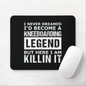Lustiges Kniebrettfahren für Männer Mousepad (Mit Mouse)