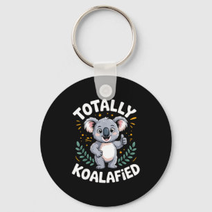 Lustiges Koala-Design für Männer Frauen Jungen Mäd Schlüsselanhänger