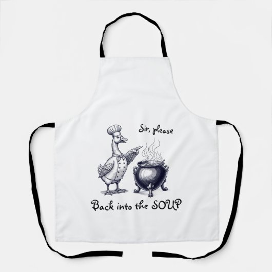 Lustiges Kochen für Chef All-Over Print Schürze (Vorderseite)