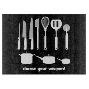 lustiges Kochen Schneidebrett