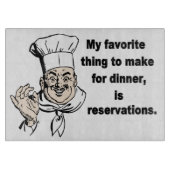 Lustiges kochendes Zitat Schneidebrett (Vorderseite)