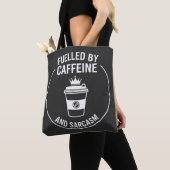 Lustiges Koffein- und Sarkasmus-Zitat-Design Tasche (Von Nahem)