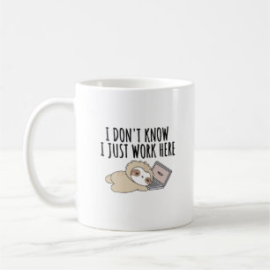 Lustiges Kollegengeschenk, Bürohumor-Tasse, Arbeit Kaffeetasse