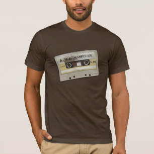 Lustiges kompaktes Audiokassetten-T-Shirt T-Shirt