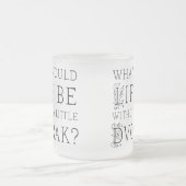 Lustiges Komponist-Leben ohne Dvorak Geschenk Mattglastasse (Mittel)