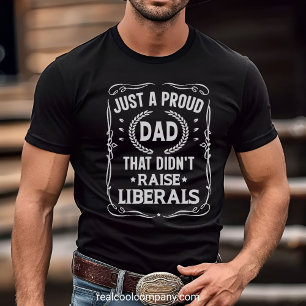 Lustiges konservatives T-Shirt Patriotisches Vater