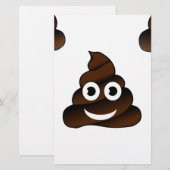 lustiges Koto-Emoji Briefpapier (Vorne/Hinten)