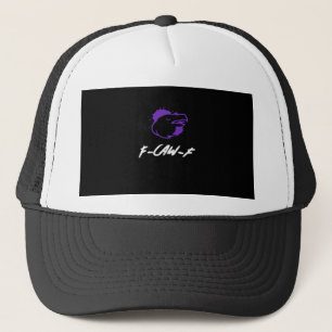 Lustiges Krähen-Logo F-Caw-F – Krächzt um Aufmerks Truckerkappe
