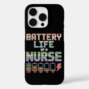 Lustiges Krankenpfleger-Batterielebensdauer-Zitat  iPhone 16 Pro Hülle